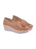 Shoetopia Smart Casual Tan Loafers For Women & Gilrs /Eu41,Tan,8,B0F6TW3P2D