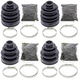 Complete Front Inner & Outer Cv Boot Repair Kit For Suzuki Lt-F4Wdx King Quad 300 1991-1995 All Balls -Like New