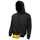 DEWALT DCHJ067BM 20V/12V MAX Bare Hooded Heated Jacket, Black, Medium