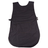 Hair Stylist Apron Hairdresser Apron Salon Smock Barber Shop Apron for Pet Barbers Stylists (Black)