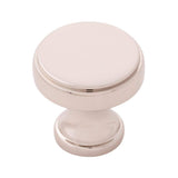 Belwith-Keeler B077459-14 Brownstone Collection Knob 1-1/4 Inch Diameter Polished Nickel Finish