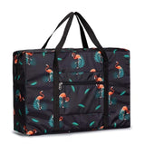 Tocingo CarryOns Folding Flight Bag Travel Duffel Bag Foldable Travel Luggage Bag Shopping Bag Luggage Organizer Storage (Black