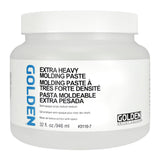 Extra Heavy Molding Paste by GOLDEN, 32 fl. oz. Jar, Professional Acrylic Paste Medium, SemiOpaque