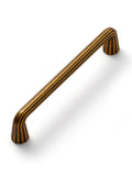 JIASENBAO 5 Pack Antique Brass Cabinet Pulls 5 Hole Center Vintage Drawer Pulls Bathroom Dresser Handles Hardware Zinc Alloy