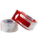 AUDTMWH Packing Tape with Dispenser, Clear, Heavy Duty Packaging Tape Designed for Moving, Packing, Shipping and Mailing, 1.88 x