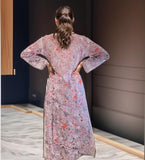 Anni Designer Women'S Rayon Viscose Printed & Chikankari Embroidered Straight Kurta (Kisrup Multi-Vks03_L_Grey_Large),Grey,L,,,