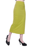Selvia Womens Lycra Full Elastic Saree Shapewear Petticoat(292Tk133N-Xl_Apple Green)