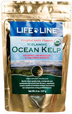 Life Line Pet Nutrition Organic Ocean Kelp Supplement For Skin & Coat, Digestion In Dogs & Cats, 8Oz (20200)