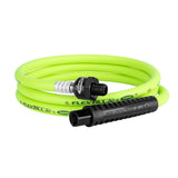 Flexzilla Ball Swivel Whip Air Hose, 1/4 in. x 4 ft. (1/4 in. MNPT Ball Swivel x 1/4 in. FNPT Ends), Heavy Duty, Lightweight, Hy