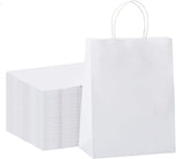 AMINIT Paper Bags, Gift Bags with Handles, Small Craft Shopping Bags in Bulk for Boutiques, Small Business, Retail Stores, Gifts