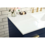 Elegant Decor Indoor Modern Under Sink Bathroom Fixtures Storage Organizer Cabinet 24 Inch Single Bathroom Vanity - Natural Oak