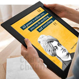 Chaka Chaundh Suitable Swami Vivekananda Motivational Quotes Frames For Office & Student Framed Posters With Frame Quotes W