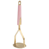Paris Hilton Potato Masher, Heart-Shaped Stainless Steel Design, Non-Slip Handle, Dishwasher Safe, Pink