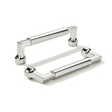 khtumeware 10-Pack 3-1/2Inch(89mm) Polished Nickel Cabinet Pulls,Heavy-Duty Solid Handles for Kitchen Cabinets, Cupboards, Drawe