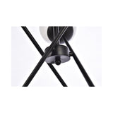 Living District Axl 6-Light Mid-Century Metal Pendant In Black And White