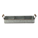 Gondula 3 Slot Galvanized Caddy