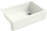 Kohler 5827-NY Whitehaven 32-3/4 undermount single-bowl farmhouse kitchen sink, Dune
