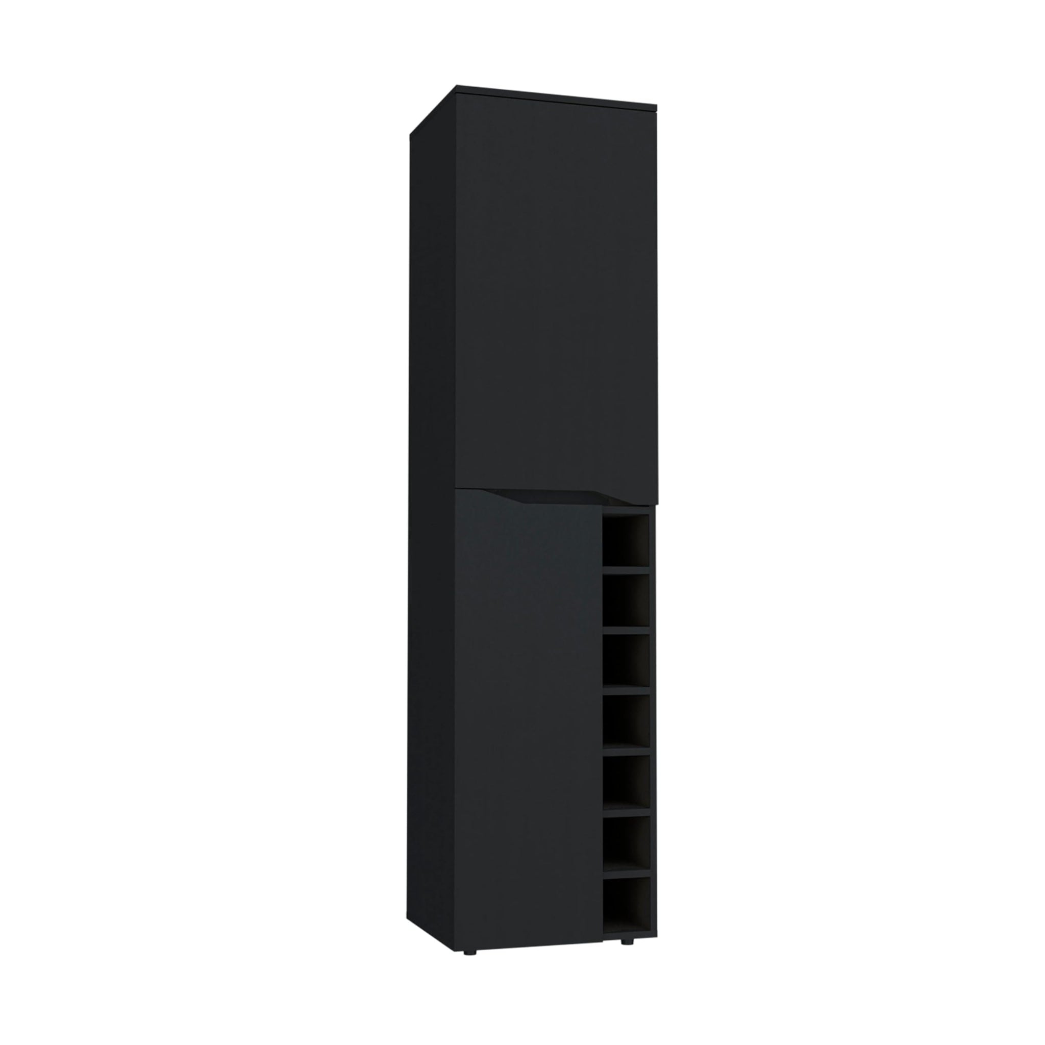 Obregon Tall Bar Cabinet -Living Room -Black