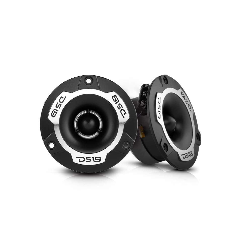 DS18 PRO-TWX1 Super Tweeter in Silver - 1, Aluminum Frame and Diaphragm, 240W Max, 4 Ohms, Built in Crossover - PRO Tweeters a