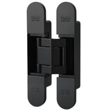 YAGU 6.5 inch Hidden Door Hinge 3 Way Adjustable Invisible Hinges for Doors Zinc Alloy Secret Door Hinges Concealed Door Butt Hi