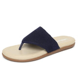Ortho Joy Fancy Doctor Slippers | Comfortable Flat Sandals For Women Stylish,Navy Blue,4,B09YDJ512C