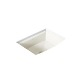 Kohler 2355-96 Archer 20 rectangular undermount bathroom sink, Biscuit