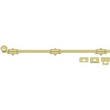 Deltana 24SB3 HD Solid Brass 24-Inch Surface Bolt