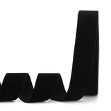 Lemon Park Black Velvet Ribbon,1-1/2W x 20Yd Single Face,Great for Gift Wrapping,Hair Bows,Handmade Craft and Christmas,Wedding 