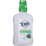 Toms of Maine Wicked Fresh! Mouthwash Cool Mountain Mint 16 oz (Pack of 8)