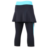 ANIVIVO Women Tennis Legging,Skirted Capri Leggings Tennis Pants for Women& Sports Skirted Leggings(Apart Skirts,S)