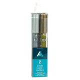 Aa Acrylic Marker 2Mm Silver And Gold Pk/2
