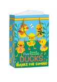 Pack of 10 five little ducks Theme Birthday Return Gift Paper Bags|Made in India| Duckling Theme Carry Bags) (Multi, 12x8x4 inch