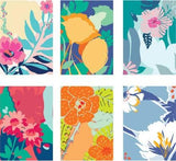 Doodle Blank Notecards Set Of 12 With Colored Envelopes | 6 Designs For All Occasions | 3X4.25 | 160 Gsm Premium Cards | Gift-R