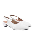 Shoetopia Solid Pointed Toe White Pumps For Women & Girls /Eu35,White,2,B0FF3CD1X2