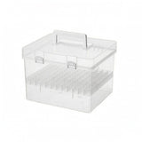 SNAPPSY Large Capacity Marker Storage Box Transparent Marker Storage Case Portable Hard Plastic for Artists, Students, Sketching