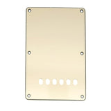 Musiclily 6 Hole Guitar Back Plate Tremolo Cavity Cover Backplate for China Made Squier Guitar Parts,3Ply Cream