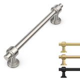 9BUILD 10 Pack 5 Inch Brushed Satin Nickel Kitchen Cabinet Handles Brushed Nickel Cabinets Pulls Zinc Alloy Cupboard Handle Draw