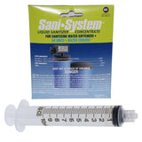 Sanitizing Maintenance Kit for Reverse Osmosis Tanks Comes with a 10cc Syringe, a Pressure Gauge, RO Unit Sanitizer, 2 Quick dis