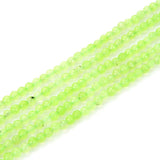 Adabele 46pcs Natural Peridot Green Jade Gemstone 8mm Faceted Round Beads