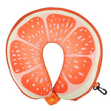 Futaba Fruit U Shaped Travel Pillow Cushion Orange