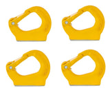 Mytee Products (4 Pack) 2 Ton Weld on Anchor Hook G80 Wrecker Crane Tractor Rigging Lifting 4400 Lbs 2 Pcs
