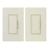Lutron Maestro Dimmer Switch with Companion Dimmer, 600Watt Incandescent, SinglePole/3Way, MAW603RHWH, White