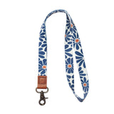 Thread Wallets Cool Neck Lanyard for Men & Women, Cute Key ID Badge & Wallet Holder (Emmeline Navy)