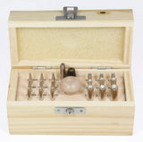BeadSmith BPUN018 Prong and Bezel Setting 18 Piece Punch Set