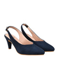 Shoetopia Women & Girls Elegant Suede Pointy Toe Pumps/Belly-251/Blue/Uk4,Blue,4,B0BPC7ZVTH