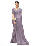 Satrani Womens Silk Saree (3431S291N_Dull Light Purple)