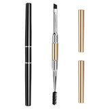 Unaone Eyebrow Brush - 2 PCS Professional Dual-Ended Angled Eye Brow Brush Applicator For Shaping and Filling Brows Lash Eyeline