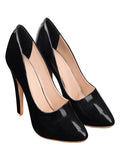 Shoetopia Women'S Slip-On Pumps Black,Black,4,B0BSC8H1CZ