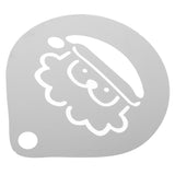 Holibanna Creative Stainless Art Stencils Reusable Decorating Tool for Cappuccino Latte and Cake Design Versatile Templates for