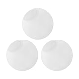 KoKo&Yukina 6 Inch 3 Pack Milk White Glass Globes Shade Frosted Replacement Glass Shades - 2.67 Fitter Opening - Lighting Fixtur